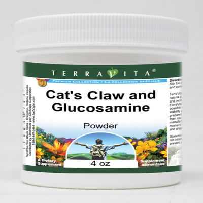 Cat's Claw and Glucosamine Powder (4 oz, ZIN: 511965) - 3 Pack