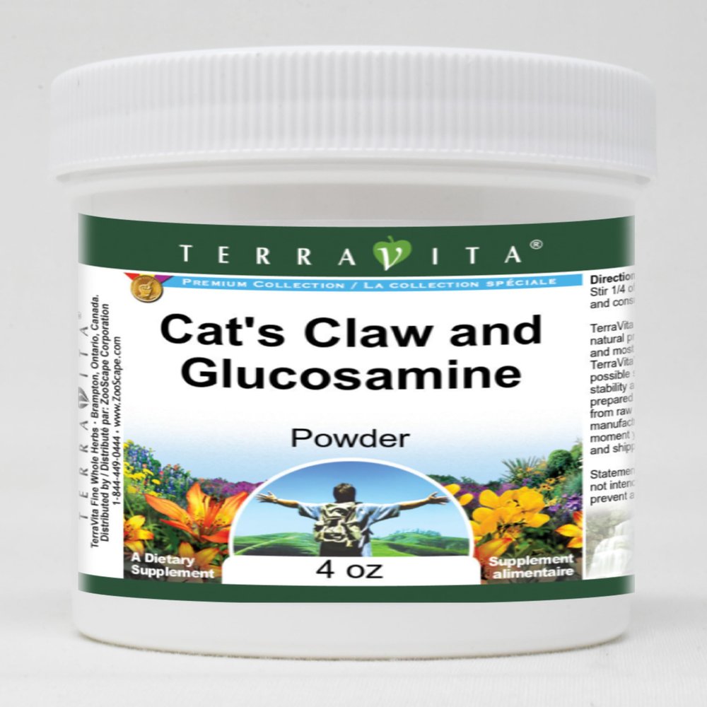 Cat's Claw and Glucosamine Powder (4 oz, ZIN: 511965) - 3 Pack