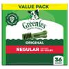 Greenies Veterinarian-Recommended Adult Natural Dental Dog Treats Regular Size, Dog Dental Chews, Original Flavor, 36 oz. Pack, 36 Count view 1