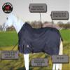 Challenger 1200D Turnout Rain Horse Sheet Light Winter Blanket Gusset 363G view 3