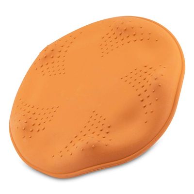 Beco Flyer - Natural Rubber Fetch Frisbee for Dogs - Orange