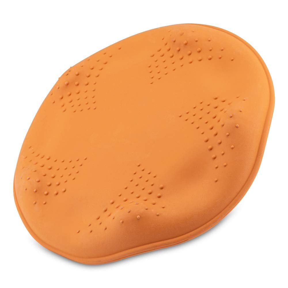 Beco Flyer - Natural Rubber Fetch Frisbee for Dogs - Orange