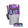Litter Genie Plus Pail (Silver) | Cat Litter Box Waste Disposal System for Odor Control | Includes 1 Square Refill Bag view 1