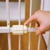 Carlson Extra Tall Metal Expandable Pet Gate White, Includes Small Pet Door 32" Tall x 22" - 38" Wide view 4