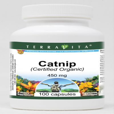 Catnip (Certified Organic) - 450 mg (100 Capsules, ZIN: 517598)
