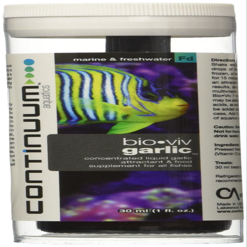 Continuum Aquatics ACO30602 Bio Viv Garlic Attractant for Aquarium, 1-Ounce