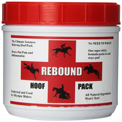 Rebound Hoof Pack To Treat Sore, Inflamed and Infected Horse Hooves, Dark Brown