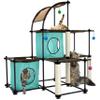 Kitty City Claw Indoor Mega Kit Cat Furniture, Corrugate Cat Scratcher, Cat Bed view 1
