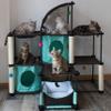 Kitty City Claw Indoor Mega Kit Cat Furniture, Corrugate Cat Scratcher, Cat Bed view 4