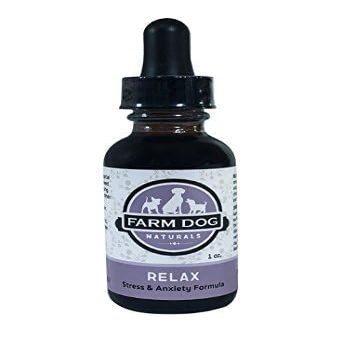Farm Dog Naturals Relax - Natural Stress and Anxiety Formula for Dogs, 1 Ounce