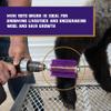 Weaver Leather Mini Roto Brush for Livestock, Wool/Hair Stimulating and Grooming Brush for Goat Sheep Cattle, Use with Drill, Coat Deshedding Tool view 2