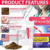 WoundSeal Powder 4 Each (Pack of 2) - Wound Care First Aid for Cuts, Scrapes and Abrasions - Stops Bleeding in Seconds Without Stitches or Bandages - Safe and Effective for People of All Ages and Pets view 3
