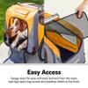 Schwinn 13-SC315 Rascal Bike Pet Trailer, For Small and Large Dogs, Lightweight, Tow with Bicycle, Up to 50 lbs. Small, Orange/Grey view 3