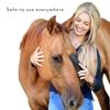 StripHair Gentle Groomer - Original for Horses Dogs 6-in-1 Shedding Grooming Massage Tool (Black) view 2