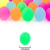 PROLOSO 50 Pcs Bouncy Balls Glow in The Dark Bouncing Rubber Ball Pet Toys Bright Neon Colors 1.25" view 4