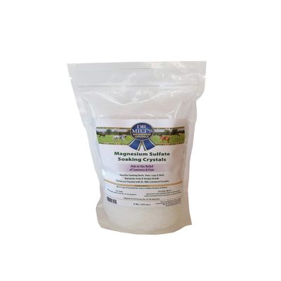Dr. Milt's Horse Epsom Salt Magnesium Sulfate Crystals Infused with Arnica: hoof and Body soak for Relief and Recovery. 1-2lb Bag