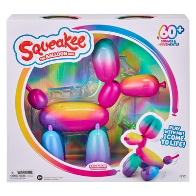 Squeakee The Balloon Dog - Rainbowie The Rainbow Dog