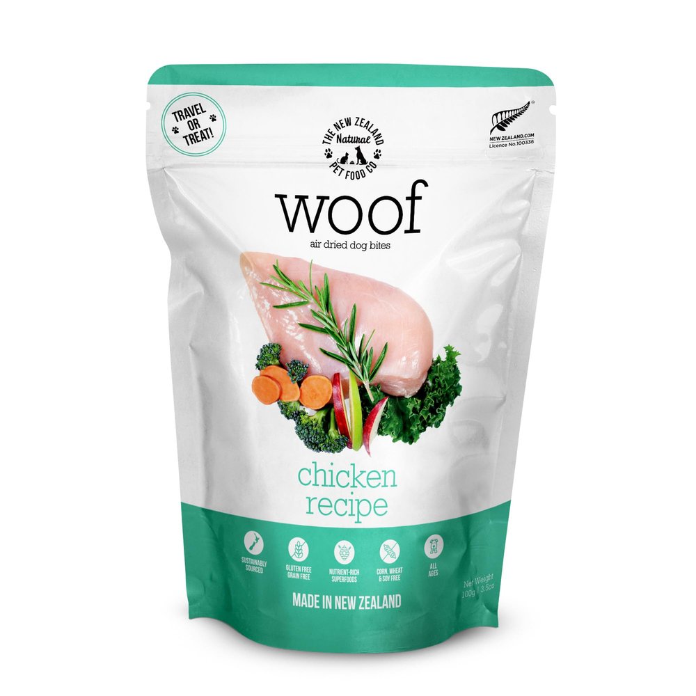 Air Dried Dog Food, Toppers for Dry Food, High Protein, Natural Dog Food, Limited Ingredient Recipe Chicken, 3.5 oz