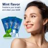 MySmile 100pcs Teeth Wipes Disposal Finger Brush Deep Cleaning Teeth Wipes Oral Brush Up Tooth Wipes for Teeth Cleaning, Mint Flavor view 3