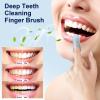 MySmile 100pcs Teeth Wipes Disposal Finger Brush Deep Cleaning Teeth Wipes Oral Brush Up Tooth Wipes for Teeth Cleaning, Mint Flavor view 4