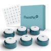 FluentPet Speak Up Button 6 Pack with Clearer Upward-Facing Sound- 6 Recordable Buttons with Batteries Included & Premium Audio for Dogs & Cats - Easy-to-Press Training Dog Buttons for Communication view 1