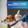PetTest U-40 Pet Insulin Syringes 0.5CC 30G, 1/2 inch Long Needles, Comfortable Thin 30 Gauge, For Larger Dogs Tough Skin, Pets Diabetic Supplies,100 Pack view 2