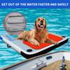 Inflatable Dock, Load-Bearing 200 pounds, Dog pet ramp, Suitable for Swimming Pools, Boat Docks, Lakes, Beach use Water Sports Platform. view 2