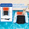 Inflatable Dock, Load-Bearing 200 pounds, Dog pet ramp, Suitable for Swimming Pools, Boat Docks, Lakes, Beach use Water Sports Platform. view 3