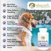 Wholistic Pet Organics Krill Oil for Dogs and Cats - Premium Antioxidant Support for Pets - Cat and Dog Skin and Coat Supplement with EPA, DHA, Astaxanthin - Omega 3 for Dogs and Cats - 60 Soft Gels view 4