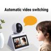 LICAEVEY Two Way Video Calling Camera with 4.3 inch HD Screen, 1080P 2MP Indoor Home Nanny Camera, 2 Way Video Calls Pet Camera with Daily Clock view 2