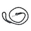 ZippyPaws Climbers Rope Heavy Duty Dog Leash - Thick Leashes for Large Breed Dogs, Durable 2/3'' Climbing Rope, 6 Feet Long, Comfortable Woven Design, Tested Strength Over 3000 lbs - Black view 1