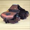 HILASON Brown 600D Poly Deluxe Horse Trail Riding Saddle Bag Pack Water Bottles view 3