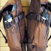 HILASON Brown 600D Poly Deluxe Horse Trail Riding Saddle Bag Pack Water Bottles view 4