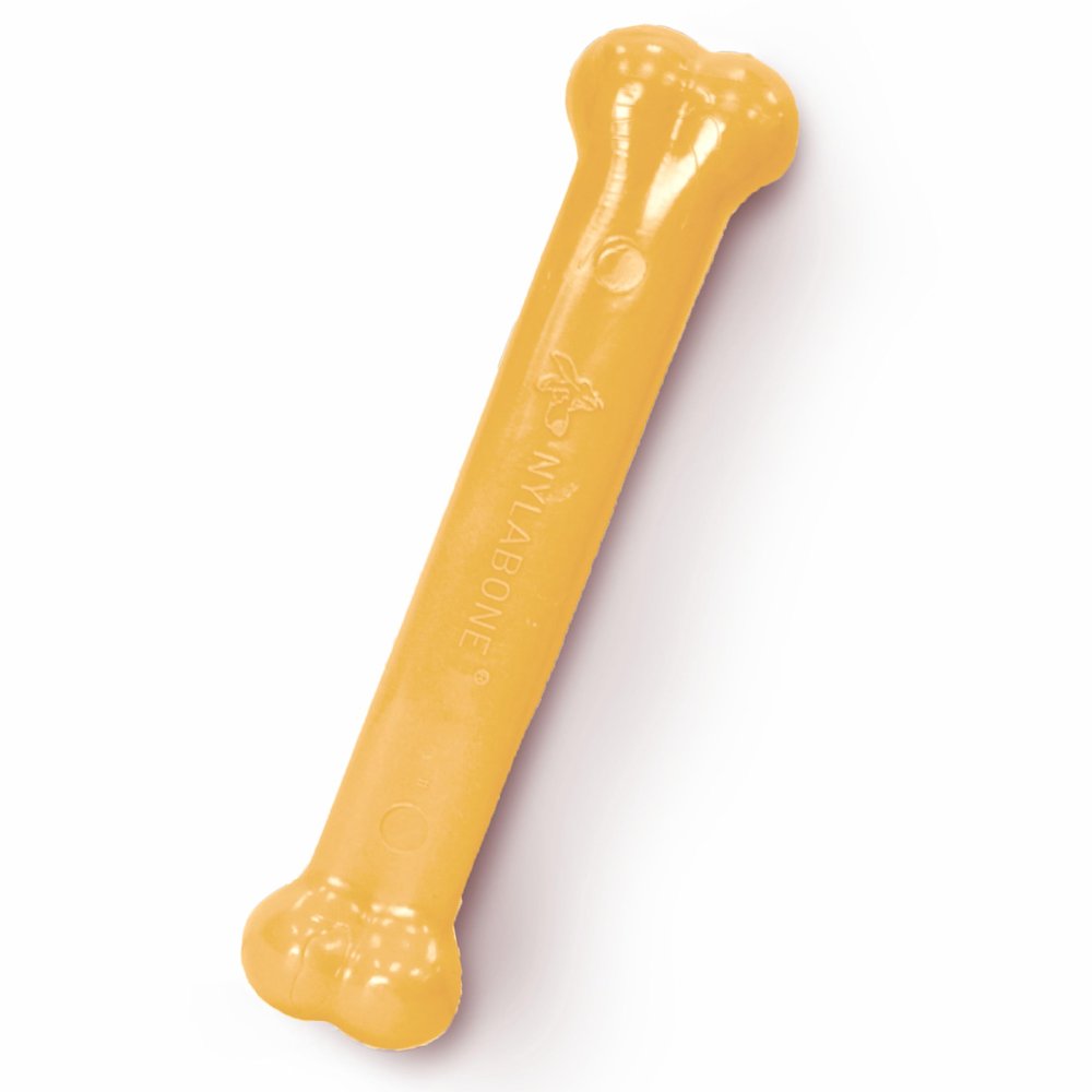 Nylabone Power Chew Classic Bone Chew Toy for Dogs, Durable Dog Toys for Aggressive Chewers, Peanut Butter Flavor, Large/Giant - Up to 50 lbs. (1 Count)