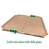 Vet's Best Dog Pad Holder | Portable Tray for Pet Training and Puppy Pads | Protection Against Pad Leakage, Bunching, and Shredding | Fits Pads 21 x 21 Inches or Larger view 2