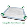 Vet's Best Dog Pad Holder | Portable Tray for Pet Training and Puppy Pads | Protection Against Pad Leakage, Bunching, and Shredding | Fits Pads 21 x 21 Inches or Larger view 3