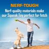 Nerf Dog Blitz Squeak Football Outdoor Dog Toy, 7 Inch Dog Football Squeaking Toy for Medium and Large Breeds, Green view 4