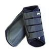 Roma Neoprene Brushing Boots Black/Purple Cob view 4