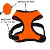 CuteNFuzzy Comfort Mesh Dog Harness, Orange, Small view 3
