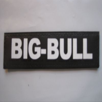 BIG-BULL (Small) julius-k9 Pkg of 2 Reflective Labels for Harness
