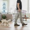 Puppy Playpen - Foldable Metal Exercise Enclosure with Eight 24-Inch Panels - Indoor/Outdoor Fence for Dogs, Cats, or Small Animals by PETMAKER view 3