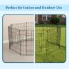 Puppy Playpen - Foldable Metal Exercise Enclosure with Eight 24-Inch Panels - Indoor/Outdoor Fence for Dogs, Cats, or Small Animals by PETMAKER view 4
