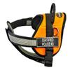 Dean & Tyler 21-Inch to 26-Inch Certified Service Dog Harness with Padded Reflective Chest Straps, X-Small, Orange/Black view 1
