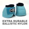 Professional's Choice Ballistic Overreach Bell Boots for Horses | Superb Protection, Durability & Comfort | Quick Wrap Hook & Loop | Sold in Pairs | X-Large Turquoise view 2