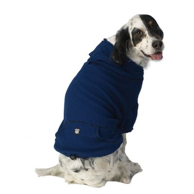 AnimalWorld Bentley's Fur Trimmed Royal Hoodie - X-Small