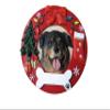 E&S Pets Rottweiler Personalized Christmas Ornament view 1
