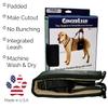 GINGERLEAD Dog Rear Support Sling Harness, M/LG Unisex with Cutout Fits Male & Female Dogs. Padded Hip Lifting Aid Helps Old Pets Walk, K9s Recover from TPLO Surgery. Integrated Leash. Made in U.S.A. view 3