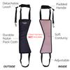 GINGERLEAD Dog Rear Support Sling Harness, M/LG Unisex with Cutout Fits Male & Female Dogs. Padded Hip Lifting Aid Helps Old Pets Walk, K9s Recover from TPLO Surgery. Integrated Leash. Made in U.S.A. view 4