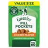 Greenies Pill Pockets for Dogs Large Size, Dog Treat Pouch for Capsule Medication, Chicken Flavor, 15.8 oz. Pouch view 1