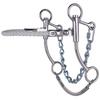 Toklat Stainless Steel Hackamore Swivel Cheek Rope Noseband view 1